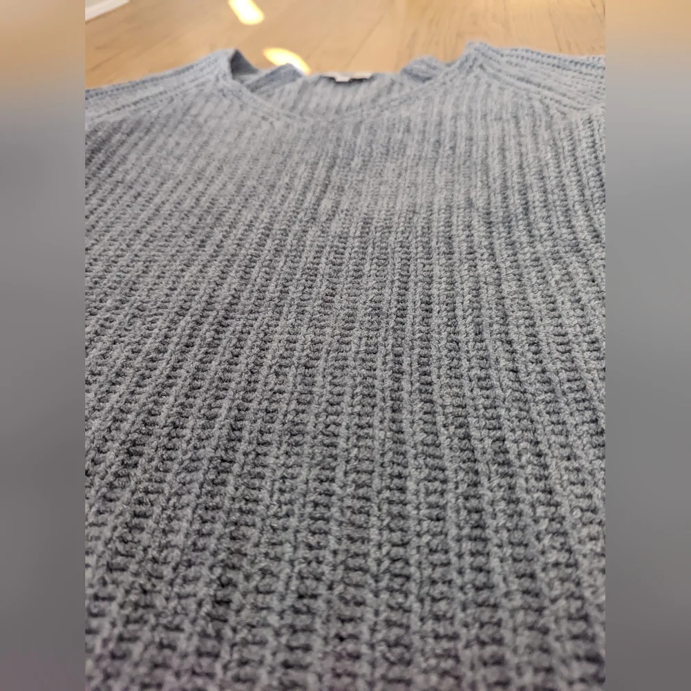 Lucky Brand Light Blue Knit Sweater Large - Picture 4 of 9